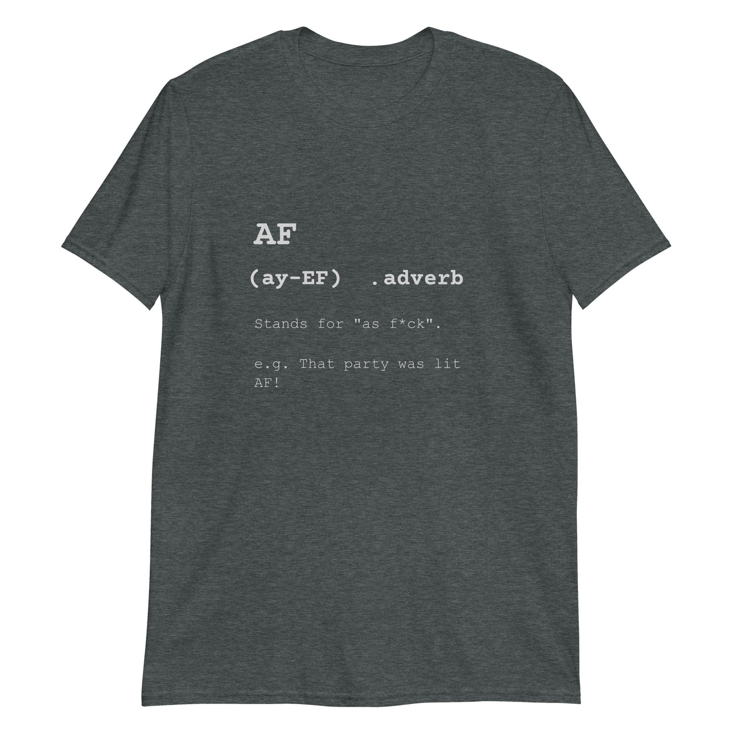 AF - Gen Alphas Slang Collection Short-Sleeve Unisex T-Shirt