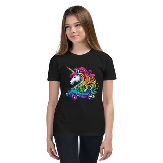 Rainbow Unicorn - Youth Short Sleeve T-Shirt